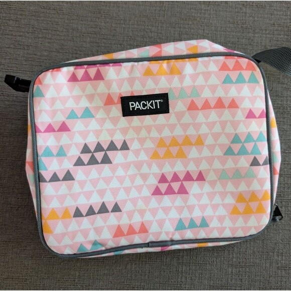 Packit Freezable Classic Lunch Box - Paper Triangles - Picture 2 of 4